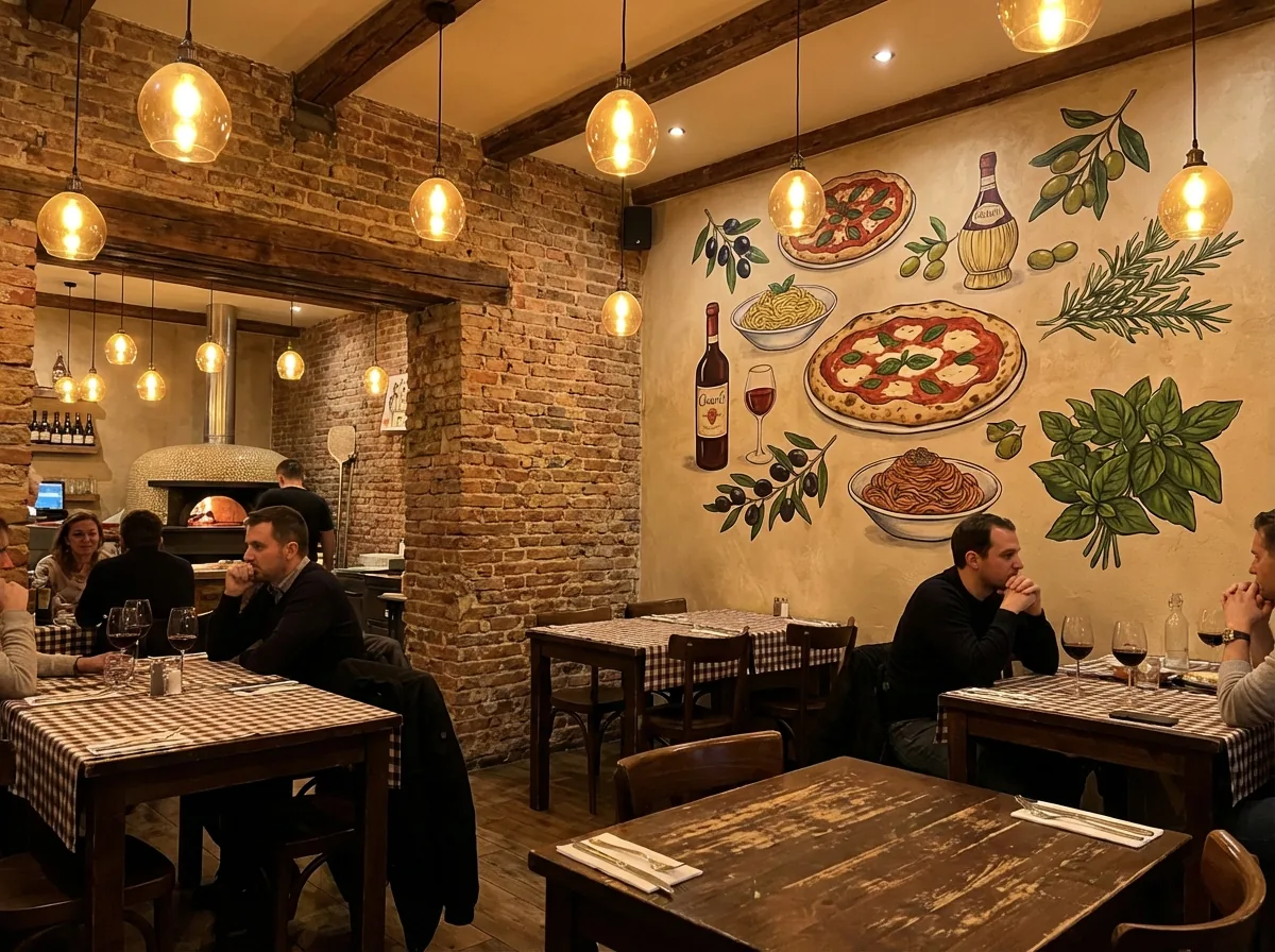 Restaurants wall print